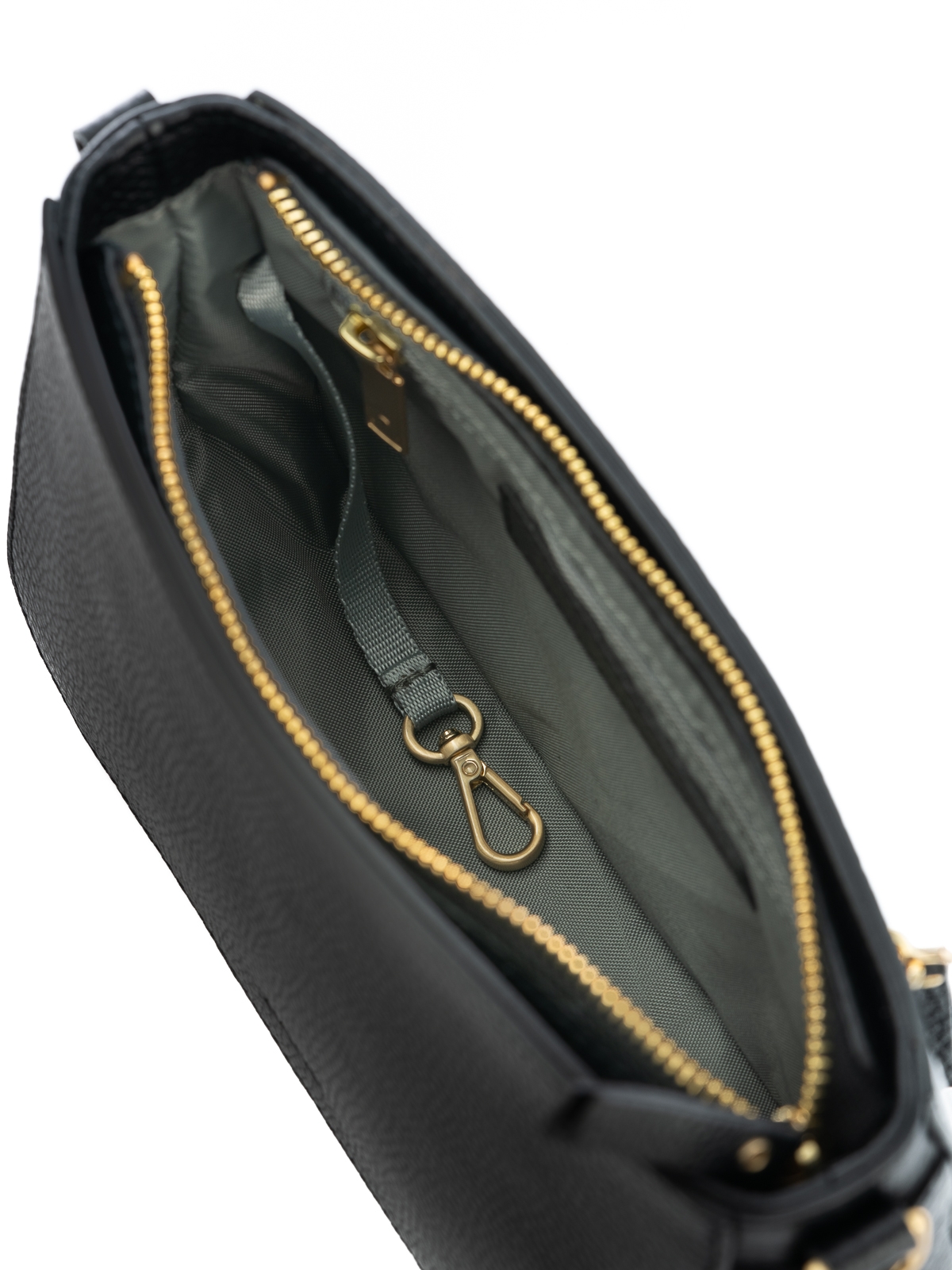 DORA czarna groszek skórzana torebka damska listonoszka torba na ramię somethingwhite.jpg