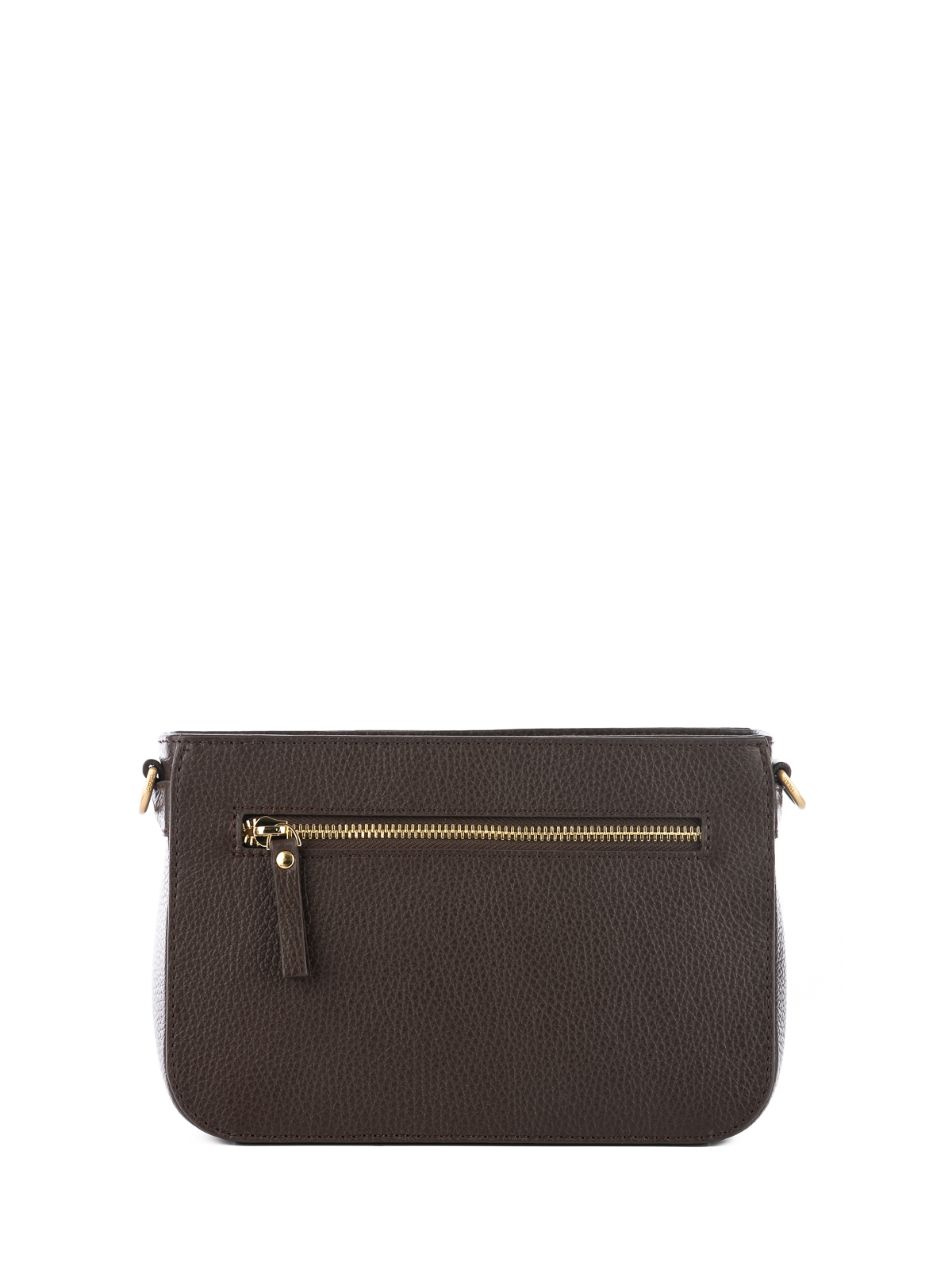 DORA czekoladowy groszek skórzana torebka damska listonoszka torba na ramię somethingwhite.jpg