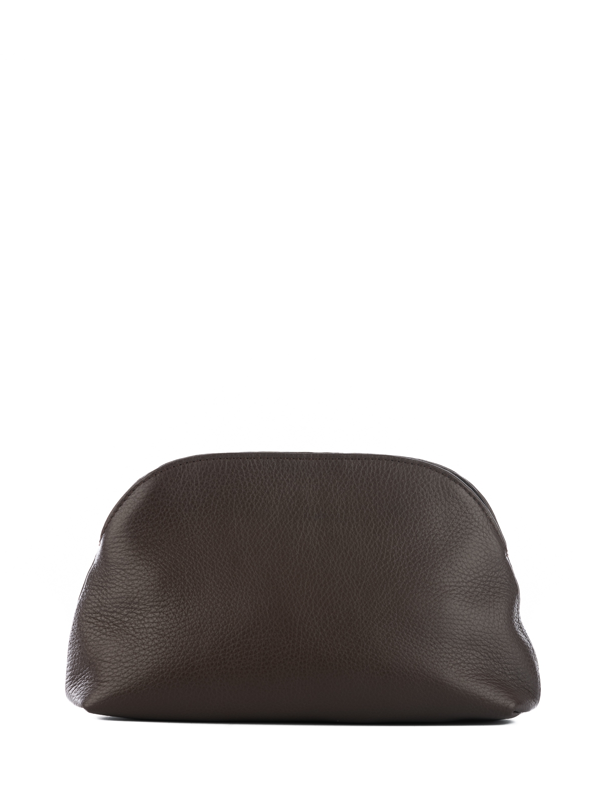 NINA czekoladowy groszek skórzana torebka damska listonoszka torba na ramię somethingwhite.jpg