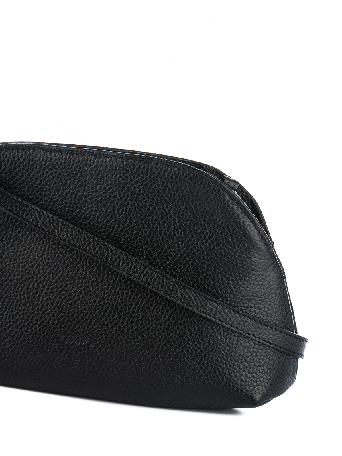 NINA czarny groszek skórzana torebka damska listonoszka torba na ramię somethingwhite.jpg