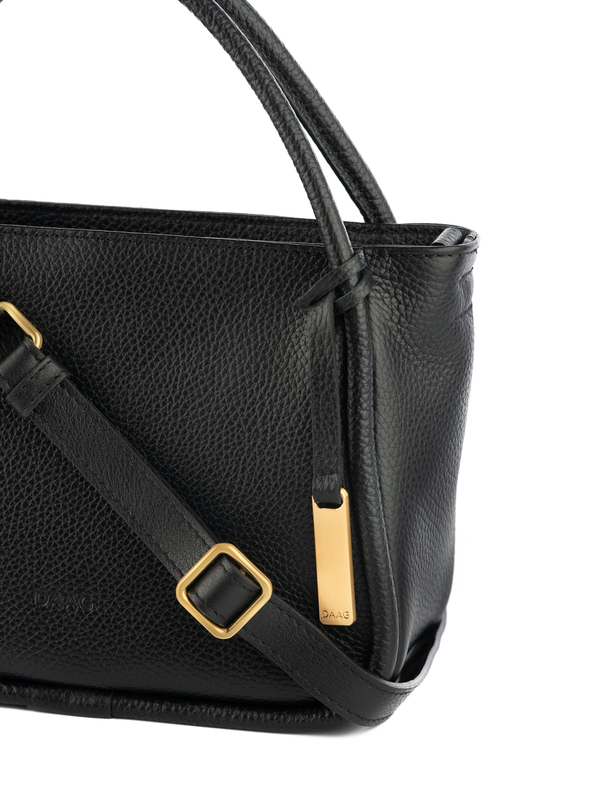 MINI GULIETTA czarny groszek skórzana torebka damska listonoszka torba na ramię.jpg