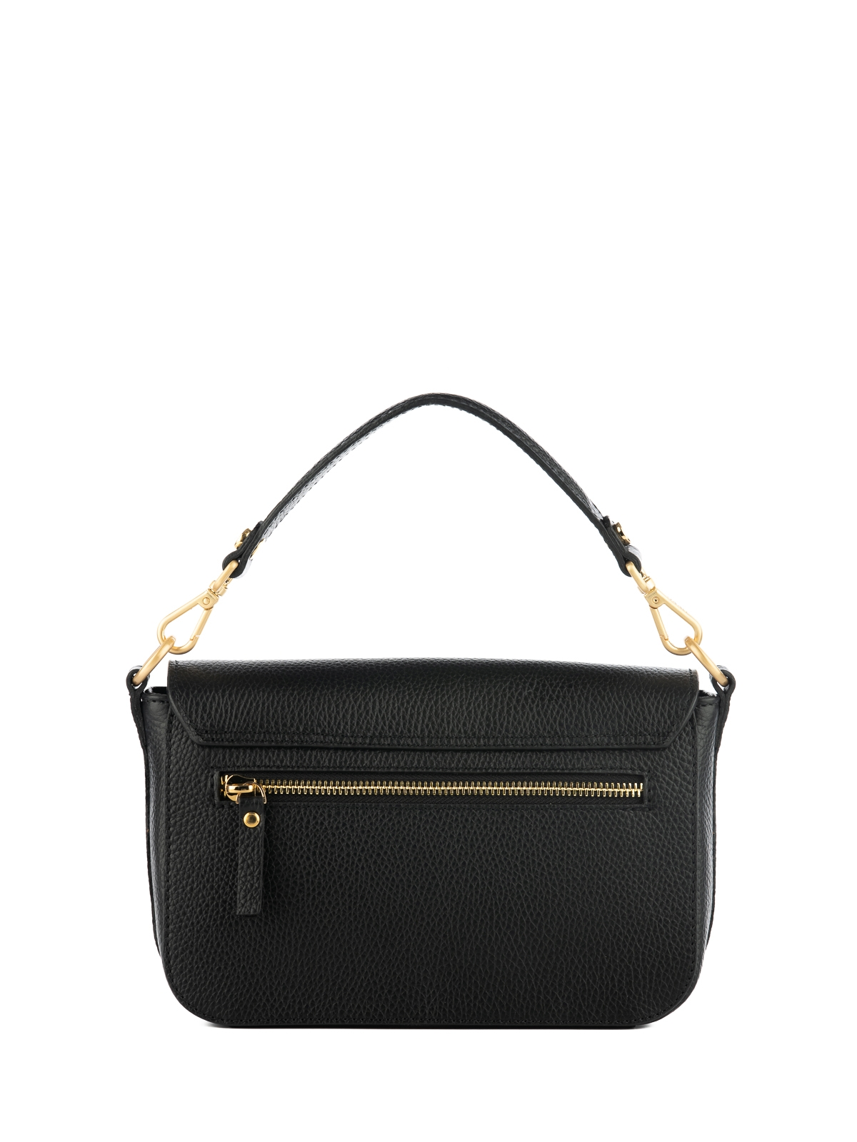 MINI MADELINE czarna groszek skórzana mała torebka damska na ramię.jpg