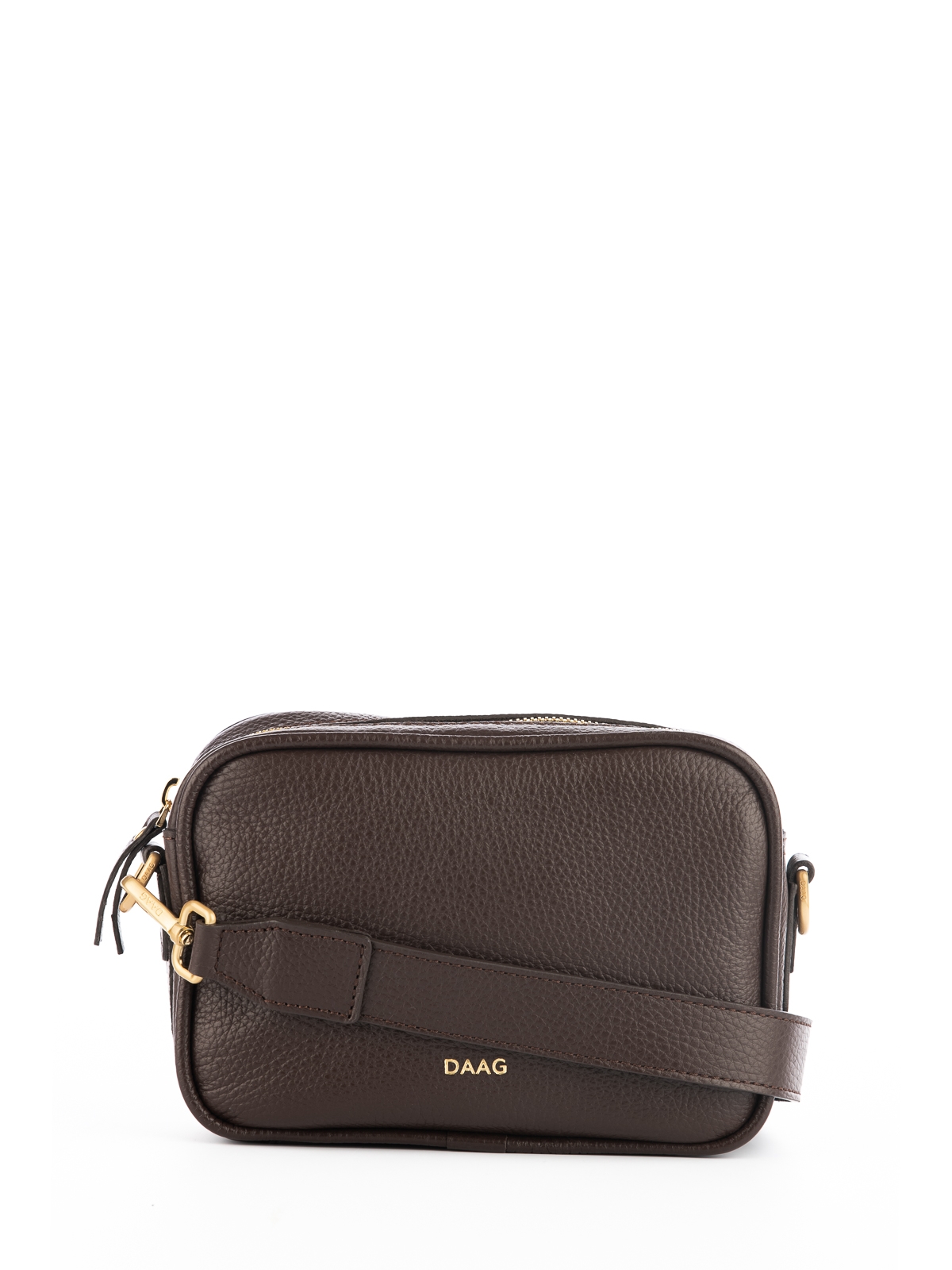 BETTY czekoladowa mała skórzana torebka damska listonoszka.jpg