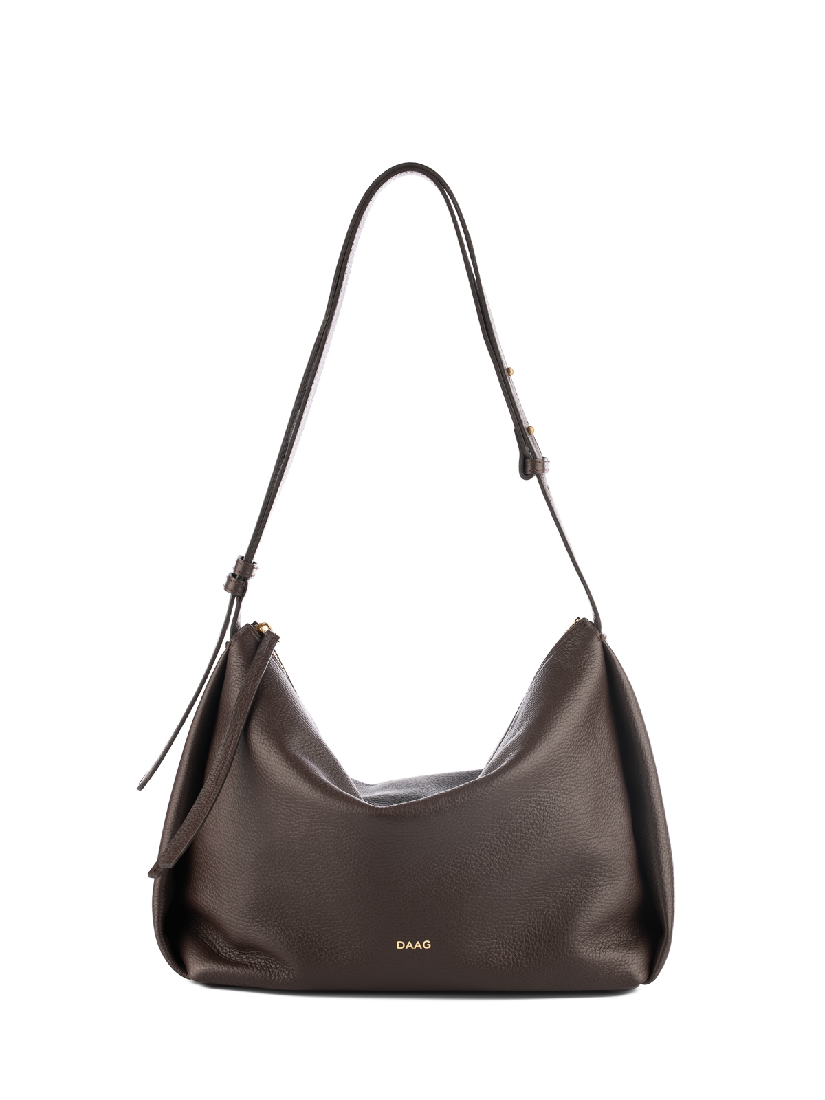 FLORENCE czekoladowy groszek skórzana torebka damska listonoszka torba na ramię.jpg