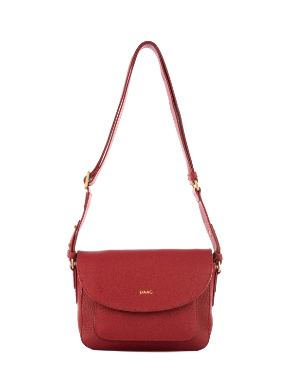 MINI EMMANUELA czerwona skórzana torebka damska listonoszka torba na ramię.jpg