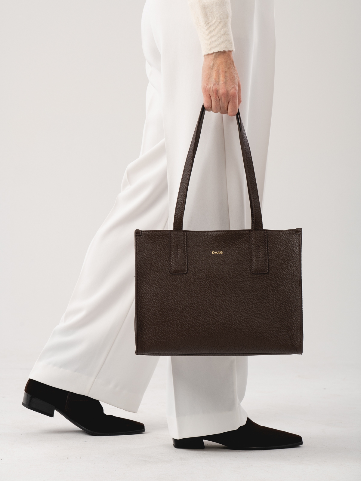 MINI HERMIONA czekoladowa skórzana torba shopper damska shopperka.jpg