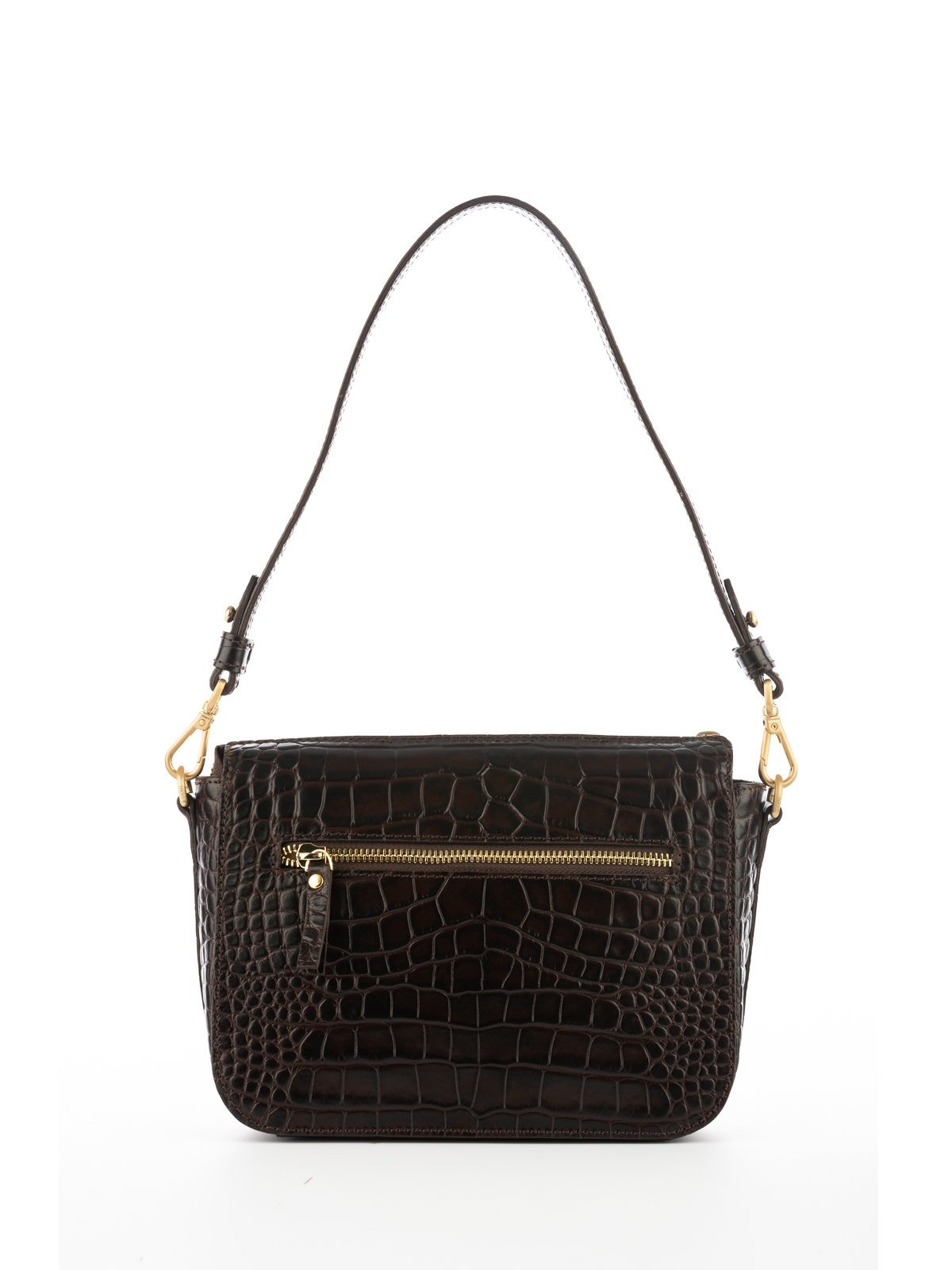 MINI MARLOTTE brązowa skórzana torebka damska listonoszka torba na ramię.jpg