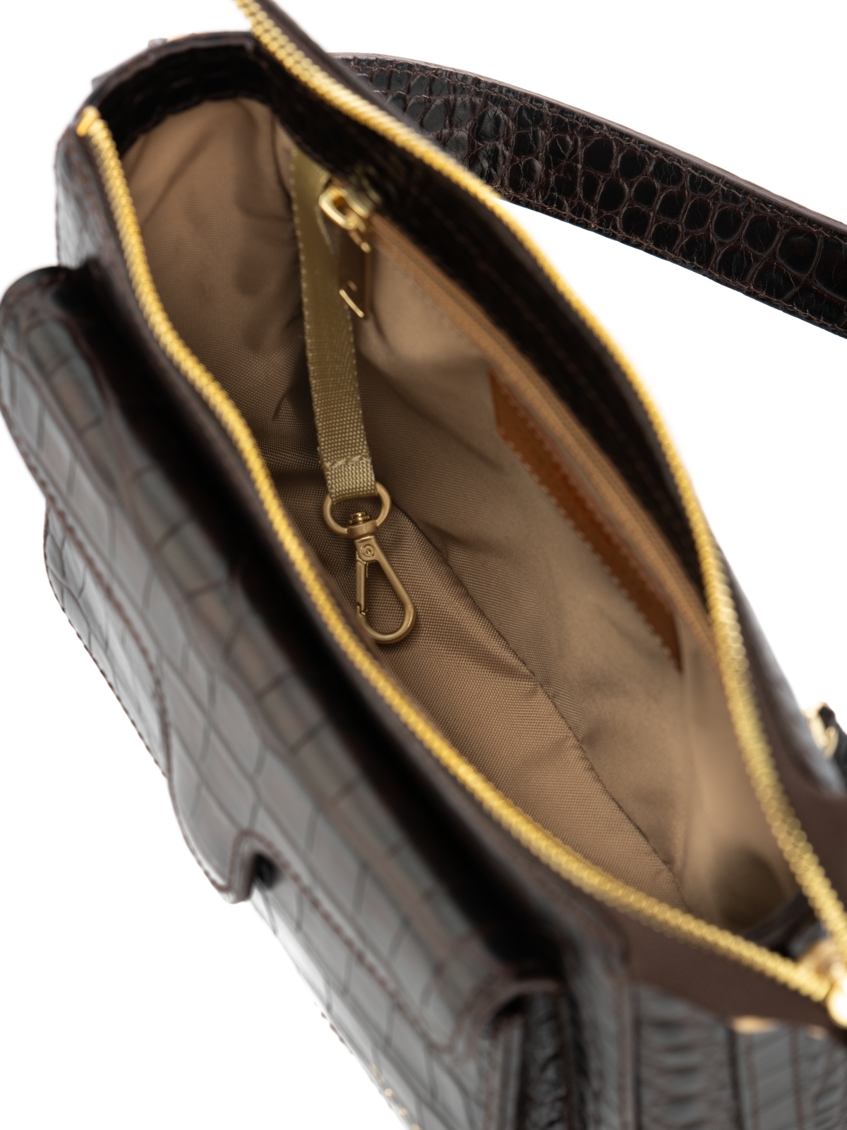 MINI MARLOTTE brązowa skórzana torebka damska listonoszka torba na ramię.jpg