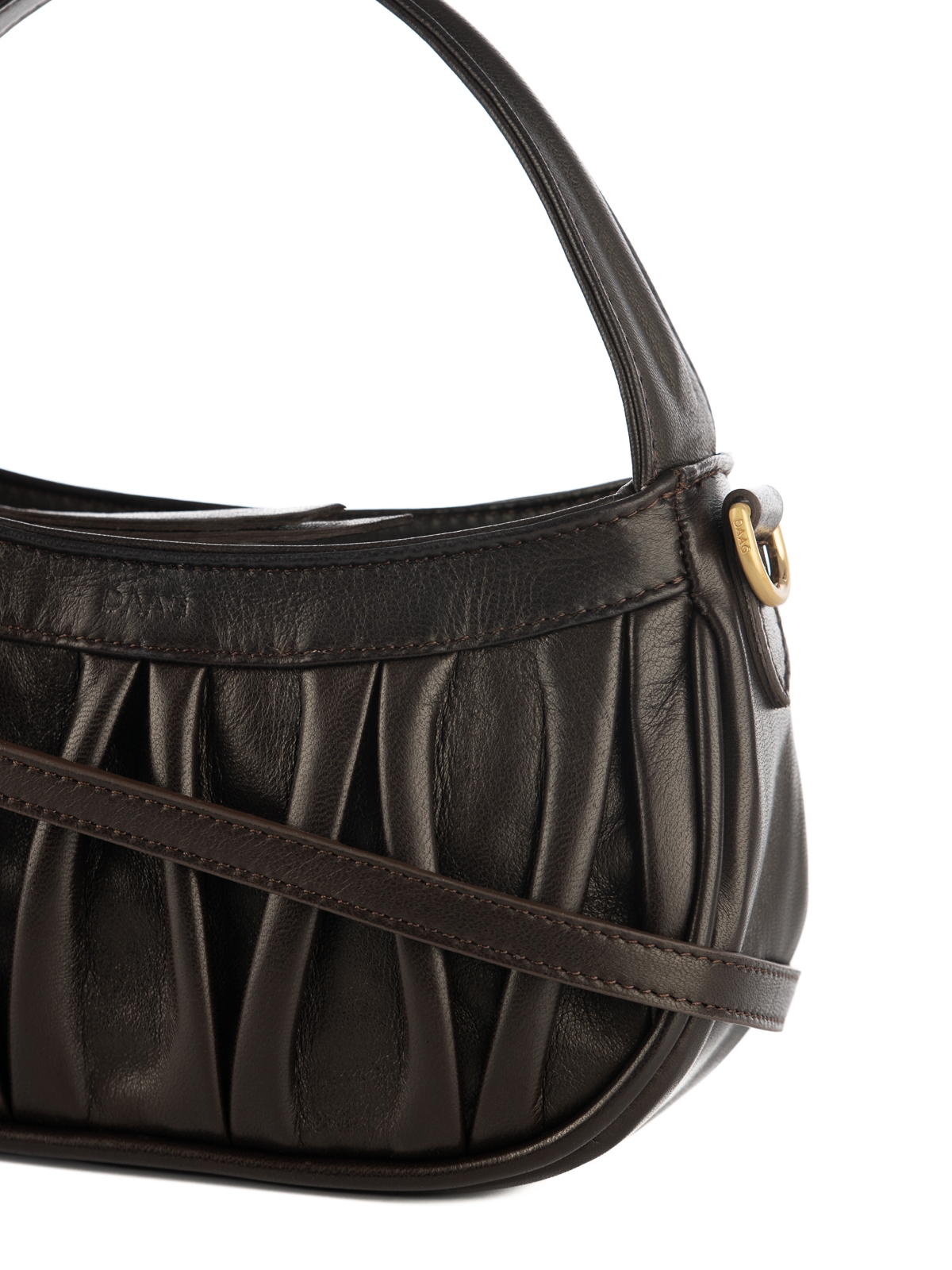 MURIEL czekoladowa skórzana torebka damska wieczorowa.jpg