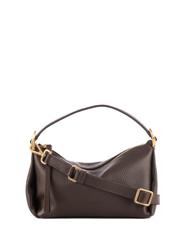 SIMONE czekoladowa skórzana torebka damska mała.jpg