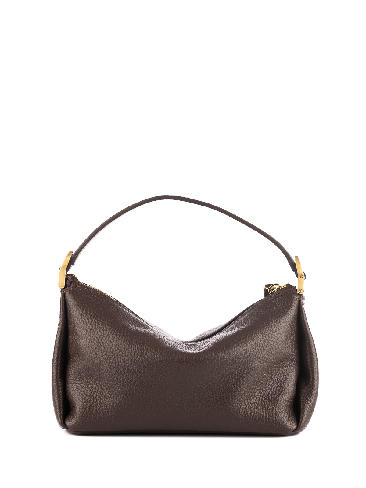 SIMONE czekoladowa skórzana torebka damska mała.jpg