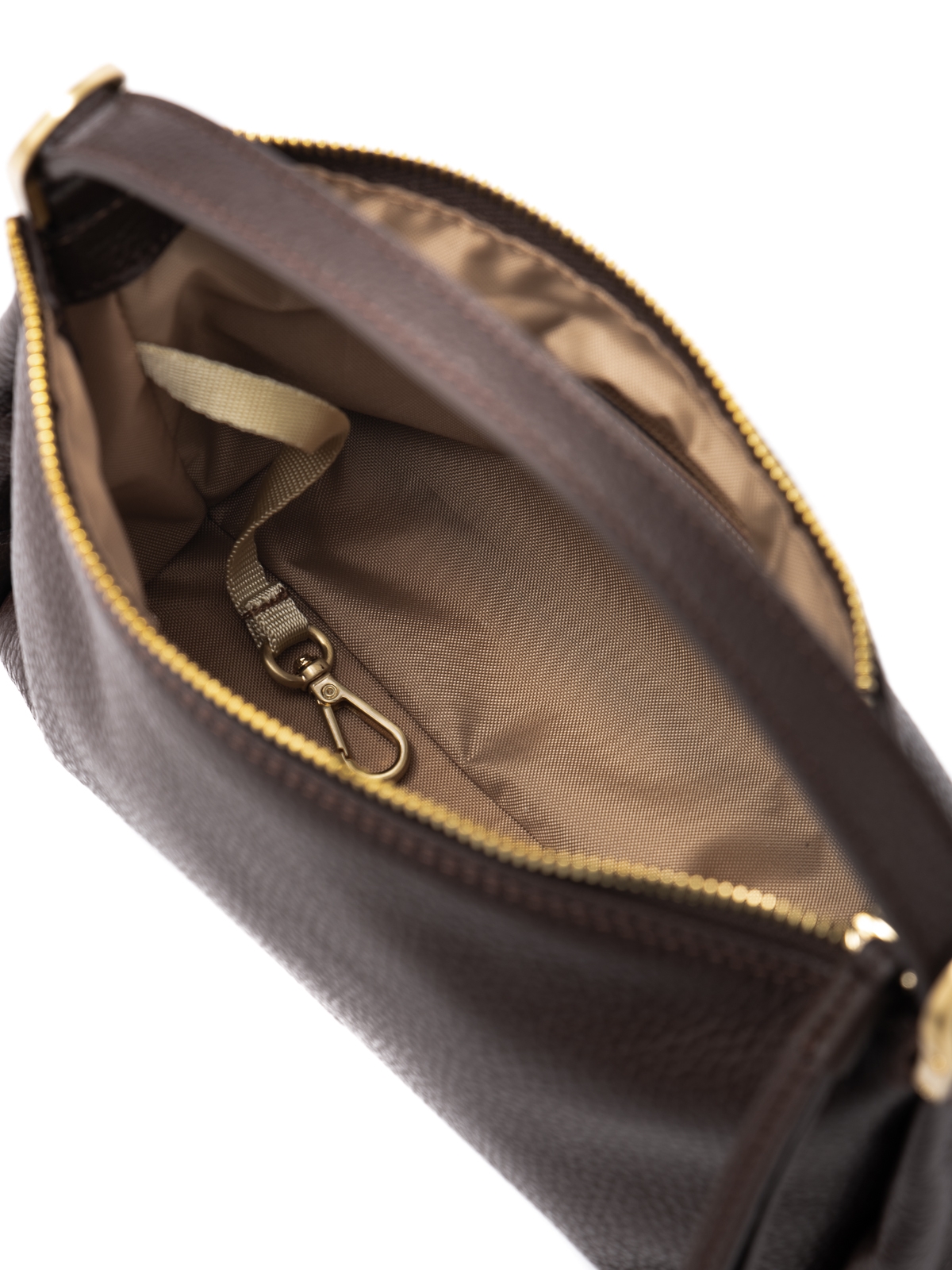 SIMONE czekoladowa skórzana torebka damska mała.jpg