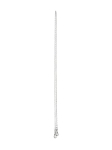 ŁAŃCUSZEK do torebki delikatny 108 cm srebrne elementy
