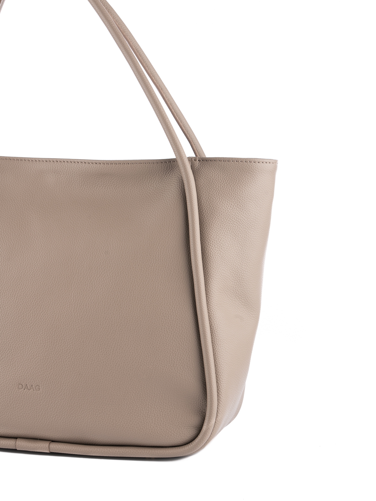 GULIETTA taupe skórzana torba shopper damska shopperka.jpg