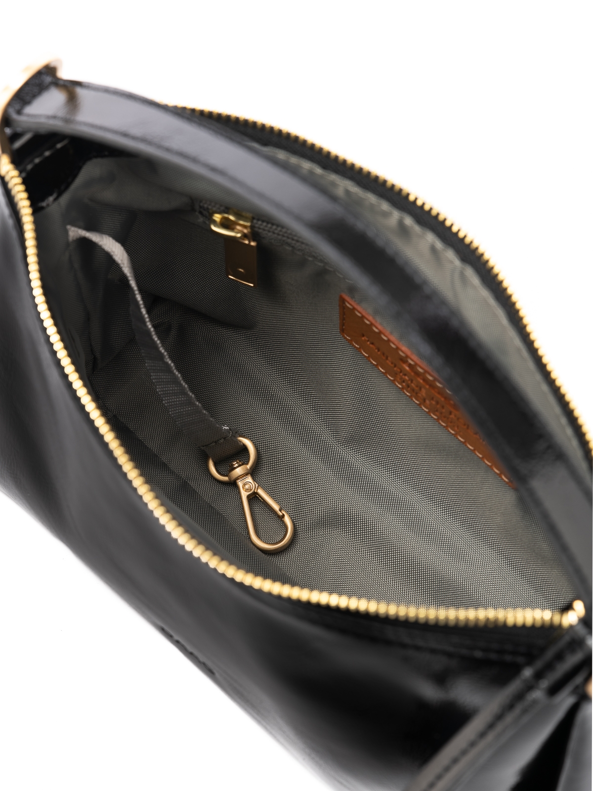 SIMONE czarna błyszcząca skórzana torebka damska mała.jpg