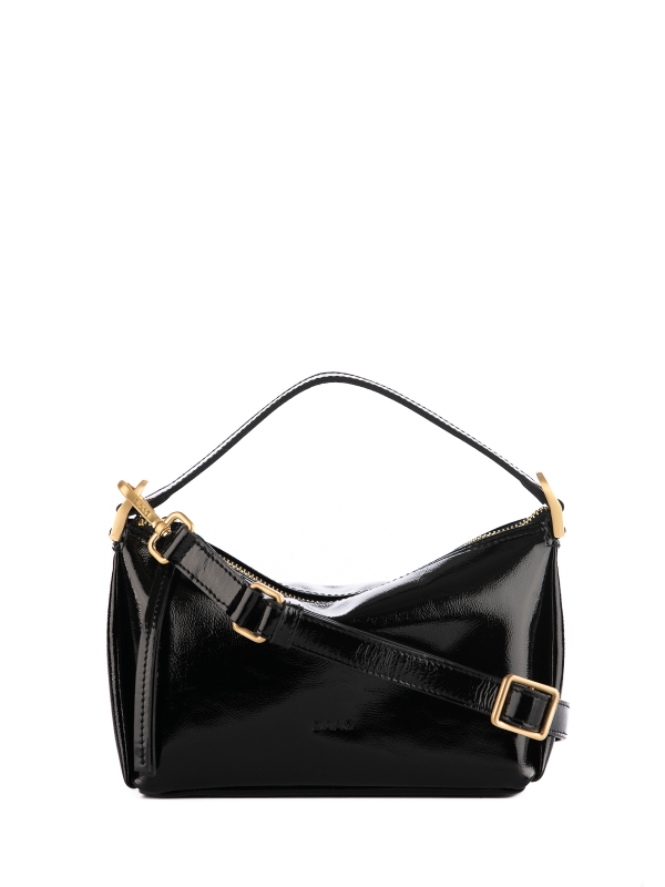 SIMONE czarna błyszcząca skórzana torebka damska mała.jpg