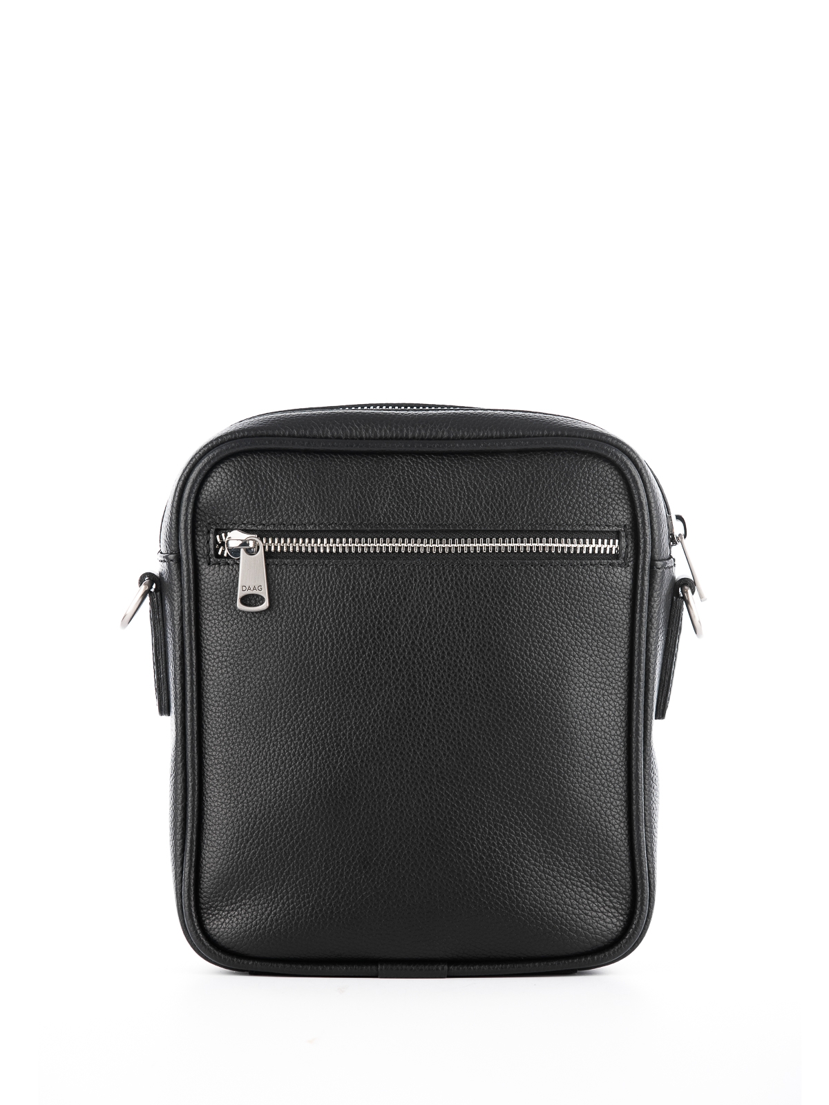 BRUNO czarna skórzana mała torba męska listonoszka.jpg