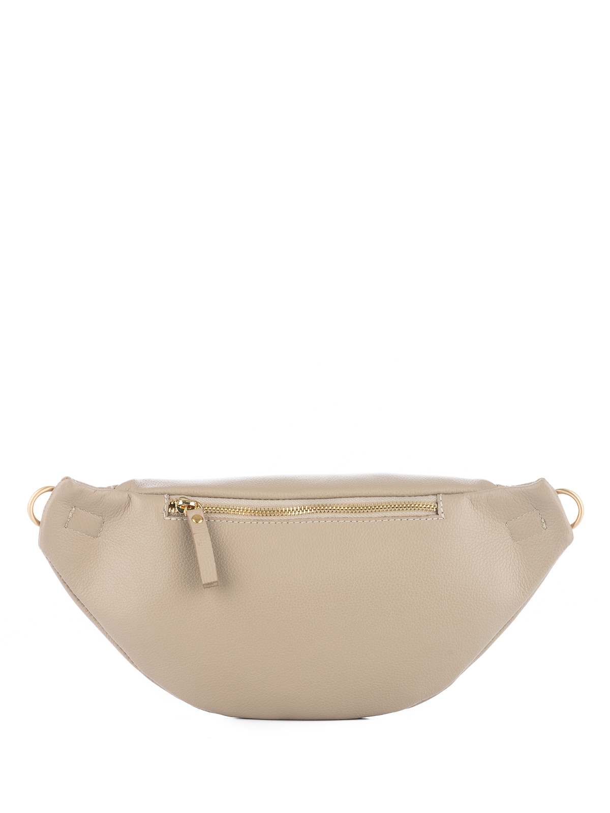 LARISSA zimny beż skórzana duża damska nerka saszetka torebka.jpg