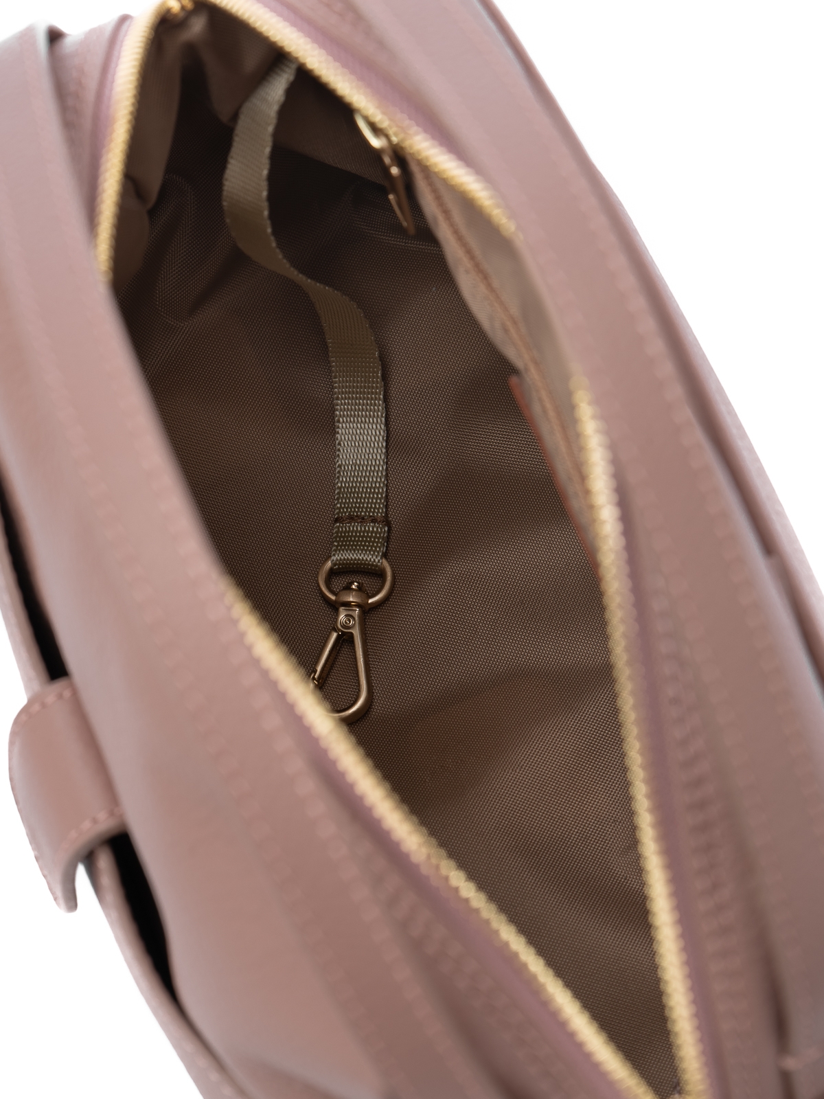 BONNIE pudrowy róż groszek duża skórzana torebka kuferek.jpg