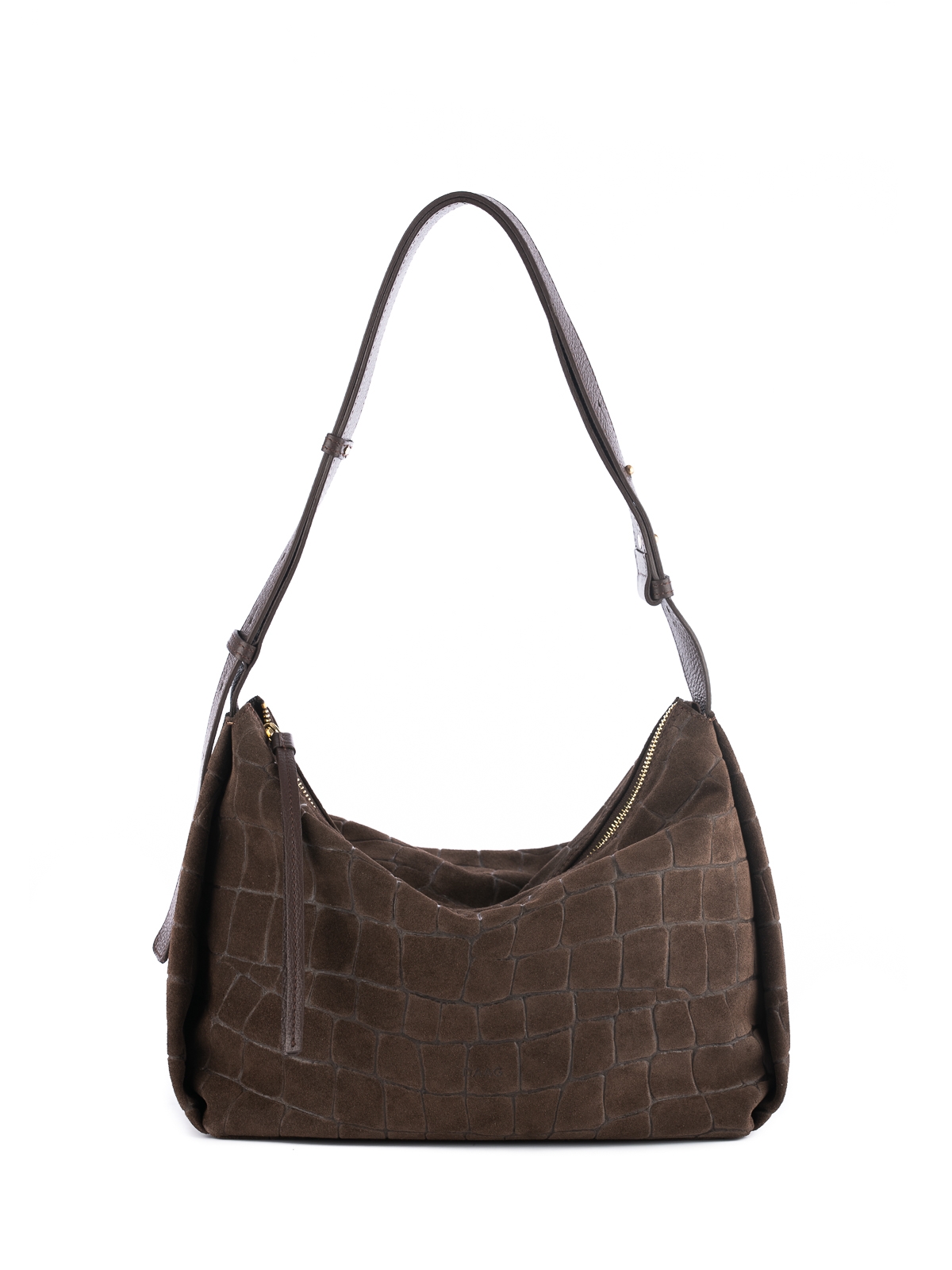 FLORENCE zamsz czekoladowy croco skórzana torebka damska listonoszka torba na ramię.jpg