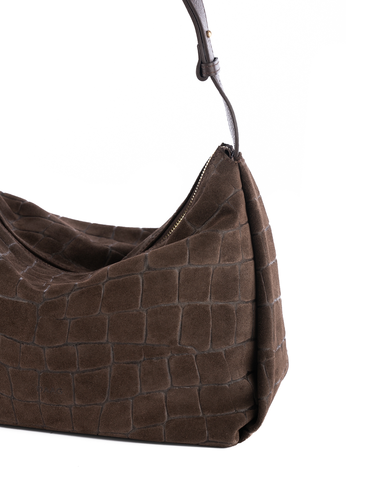 FLORENCE zamsz czekoladowy croco skórzana torebka damska listonoszka torba na ramię.jpg