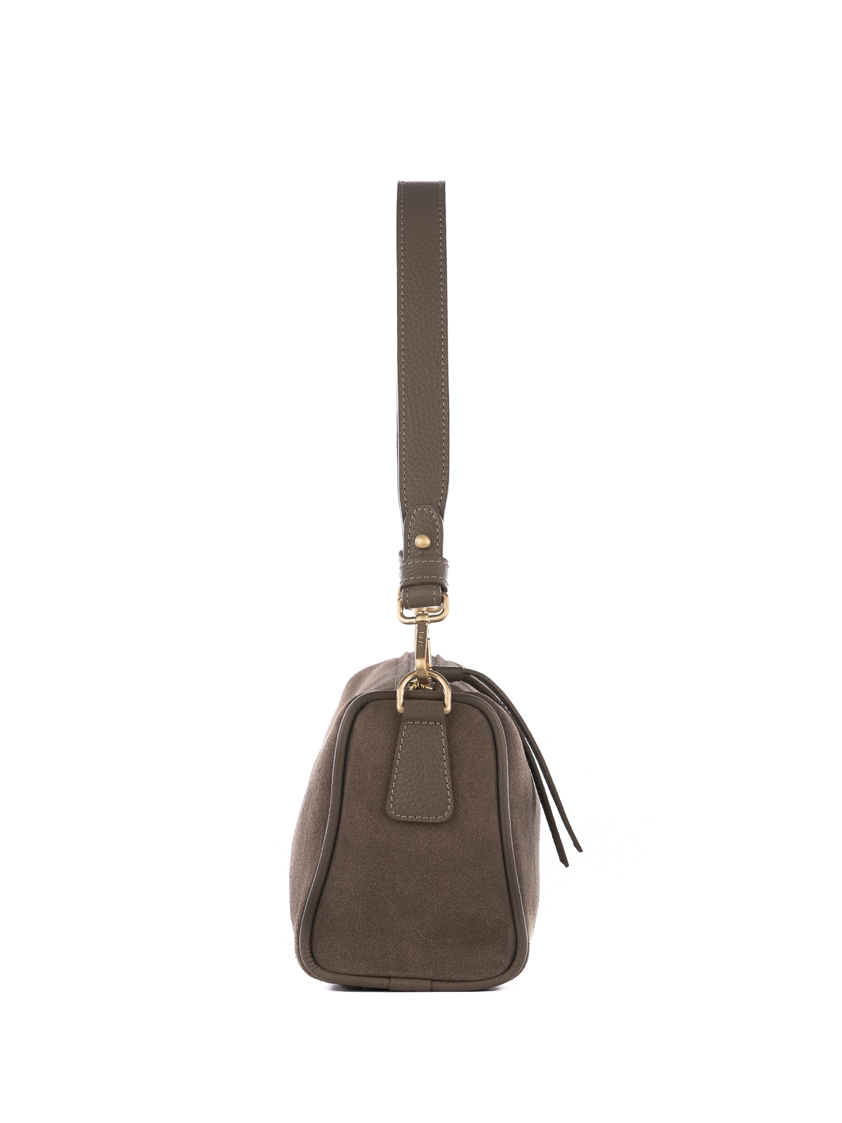 CINDY zamsz ciemny taupe skórzana torebka damska listonoszka.jpg