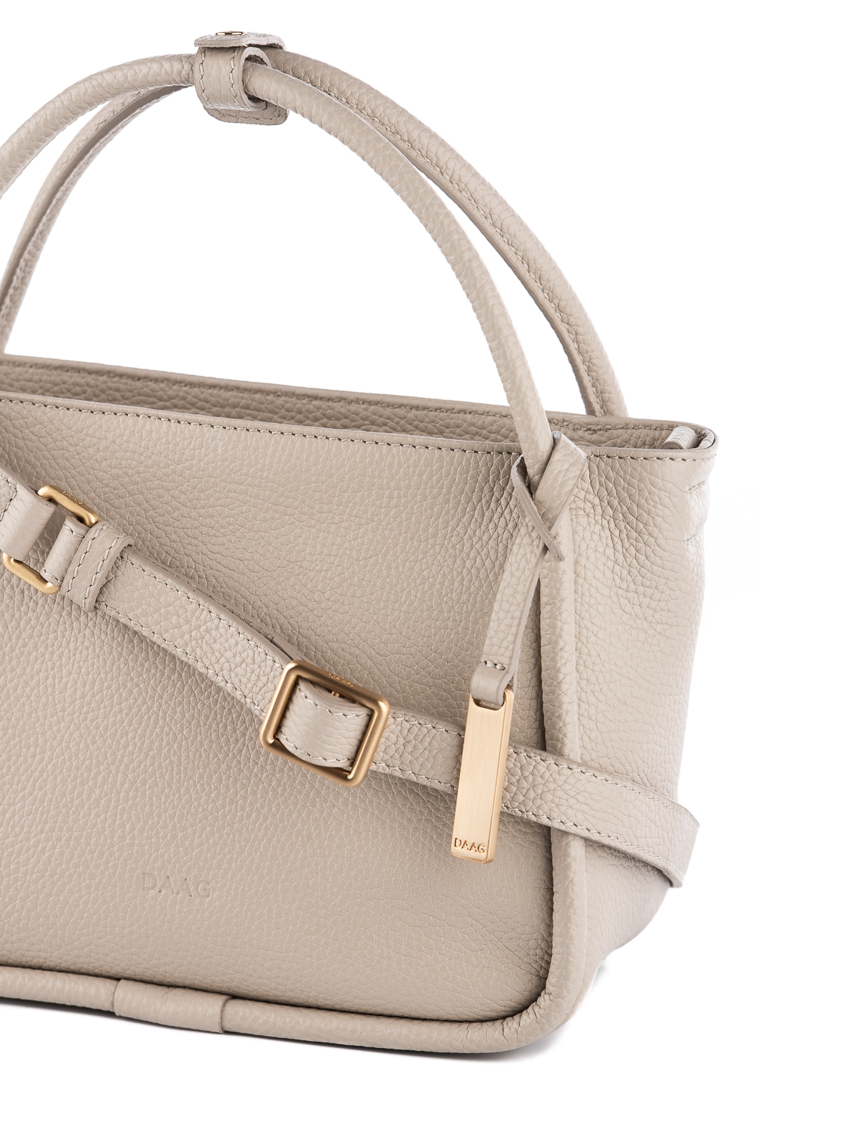 MINI GULIETTA nude groszek skórzana torebka damska listonoszka torba na ramię.jpg