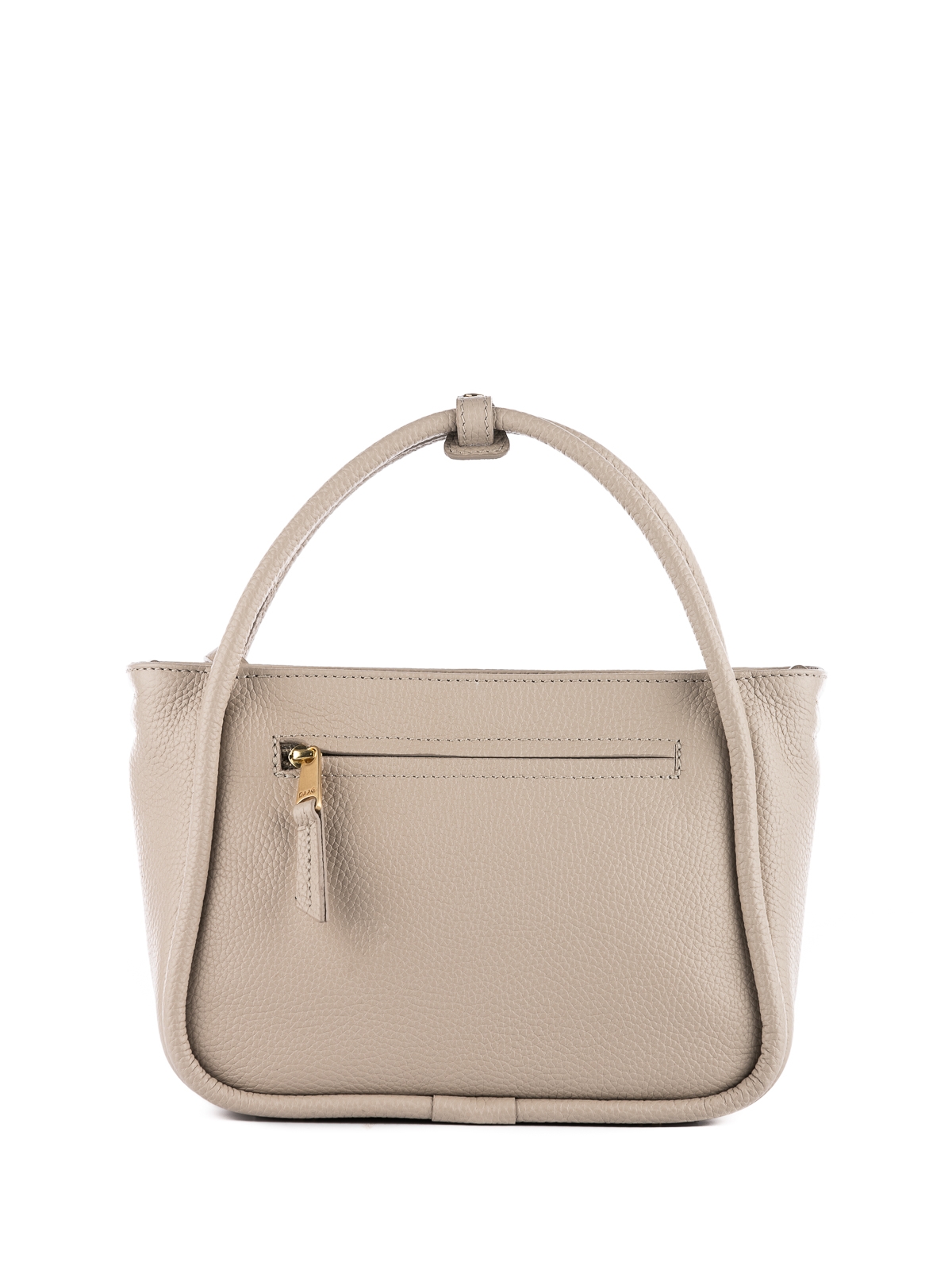 MINI GULIETTA nude groszek skórzana torebka damska listonoszka torba na ramię.jpg