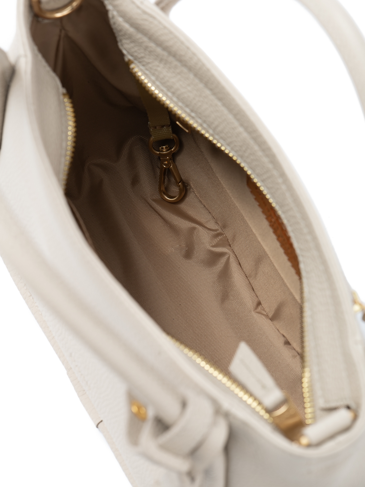 MINI GULIETTA nude groszek skórzana torebka damska listonoszka torba na ramię.jpg