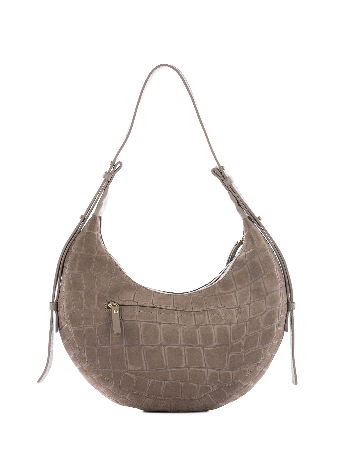 KAYLA zamsz jasny taupe croco skórzana torebka damska torba na ramię.jpg