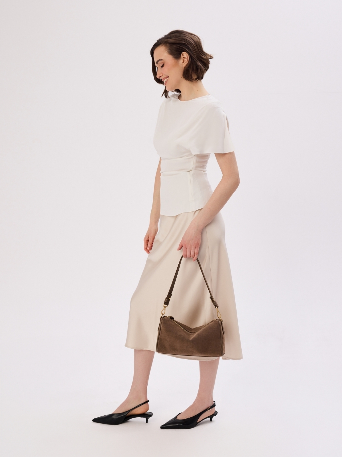 CINDY zamsz ciemny taupe skórzana torebka damska listonoszka.jpg