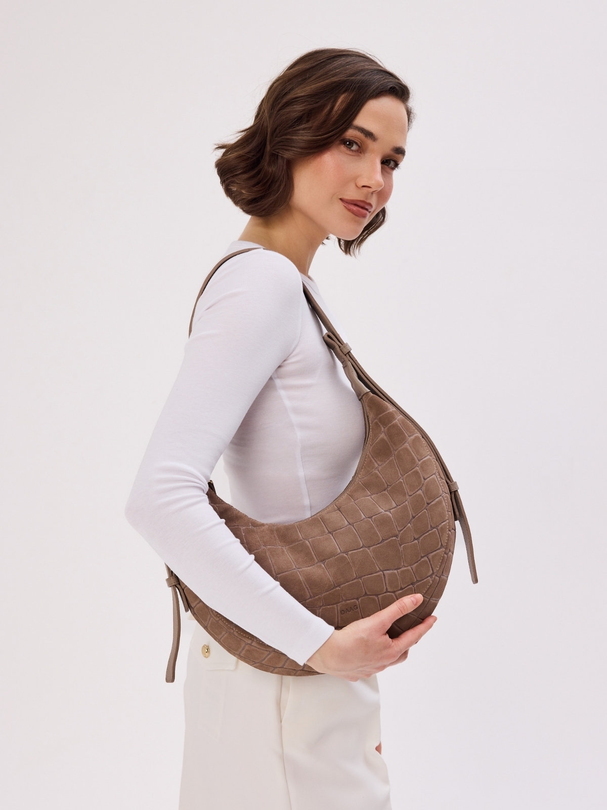 KAYLA zamsz jasny taupe croco skórzana torebka damska torba na ramię.jpg