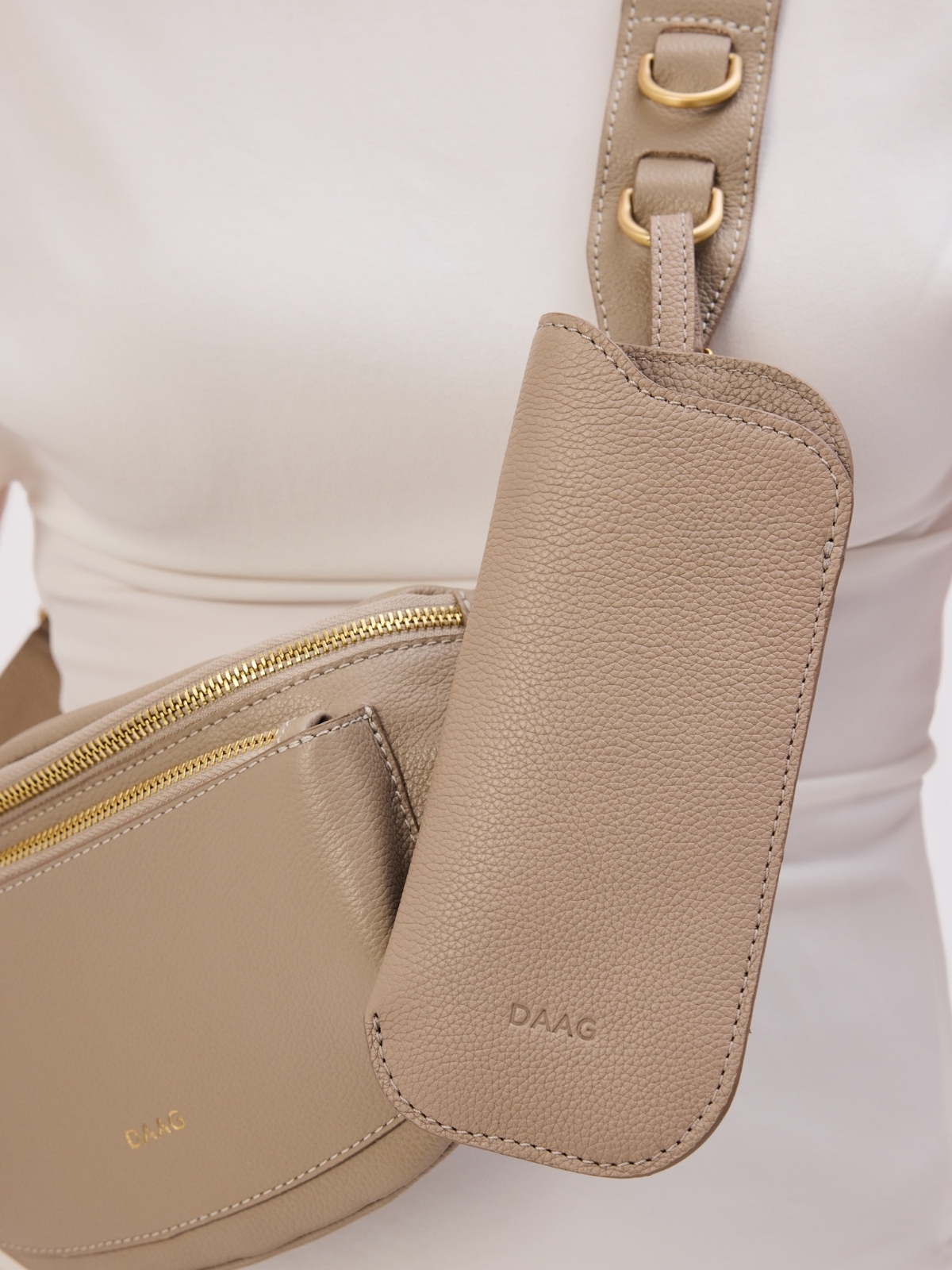 LARISSA zimny beż skórzana duża damska nerka saszetka torebka.jpg