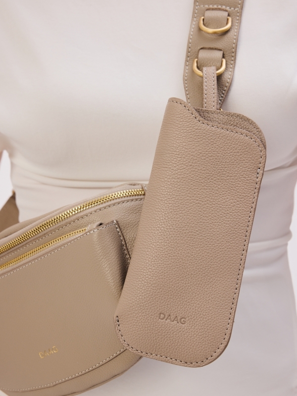 KAIA jasny beż groszek etui na okulary skórzane damski futerał pokrowiec.jpg