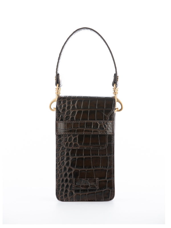 LAGO brązowa skórzana torebka damska na telefon lgs.jpg