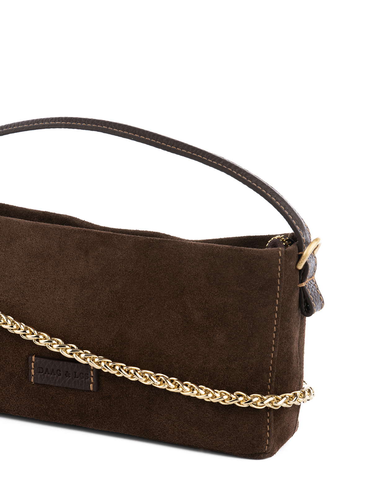 ECLAT zamsz czekoladowy skórzana torebka damska kopertówka lgs.jpg