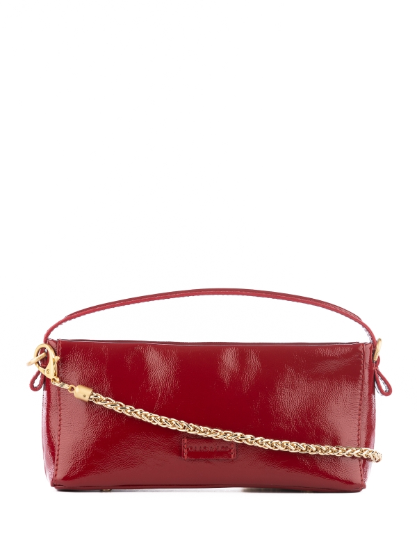 ECLAT czerwony połysk skórzana torebka damska kopertówka lgs.jpg