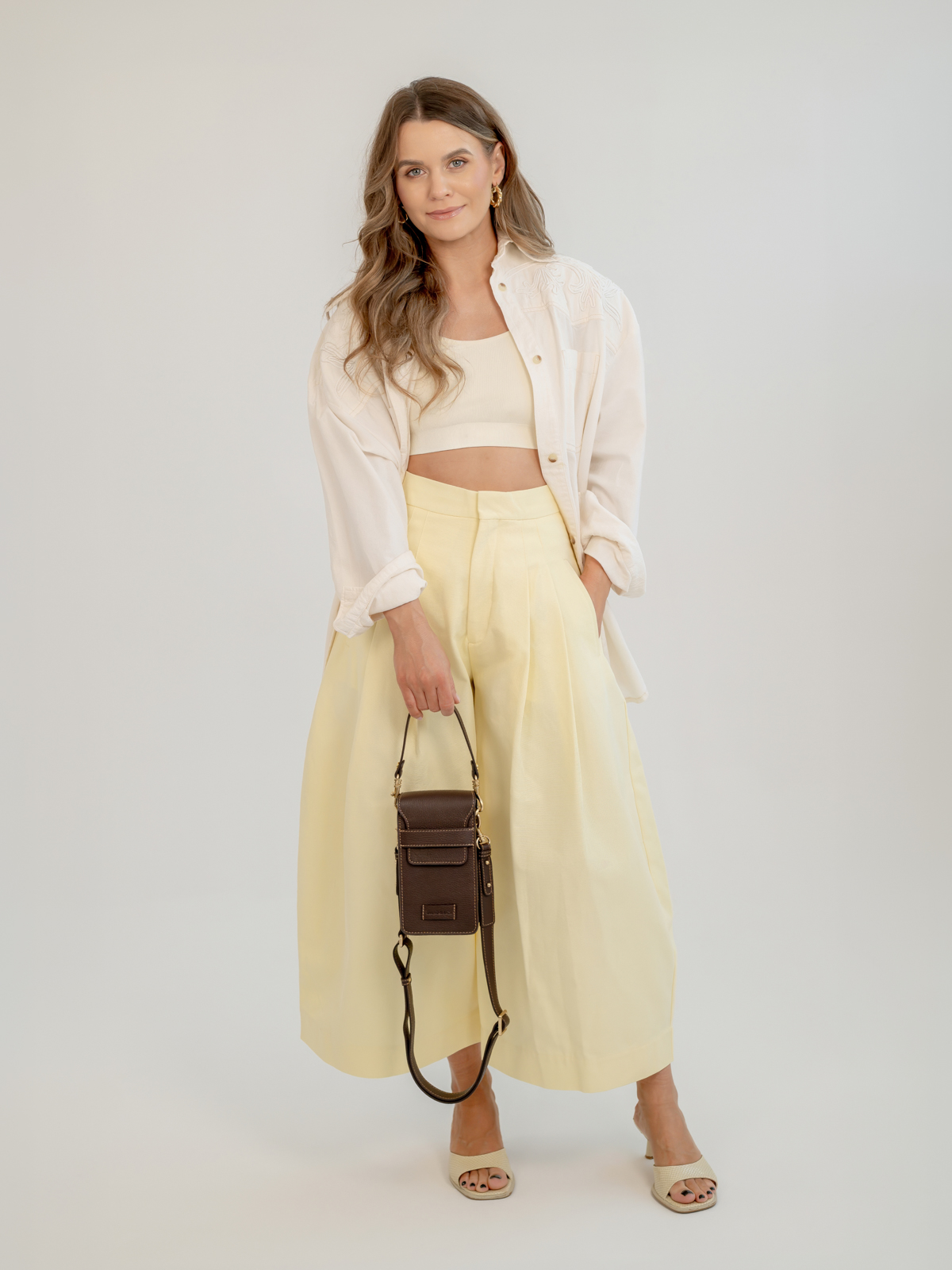 LAGO czekoladowy groszek skórzana torebka damska na telefon lgs.jpg