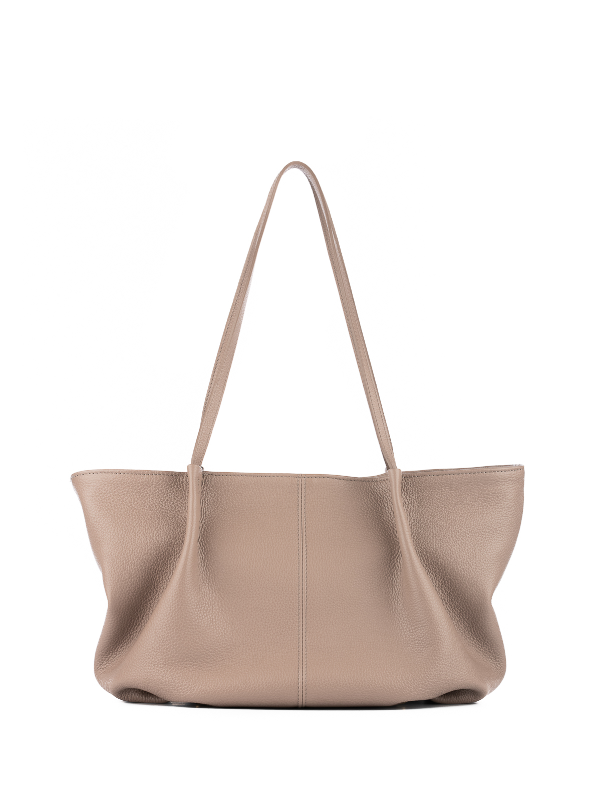 JULIE pudrowy róż groszek skórzana torebka damska torba na ramię.jpg