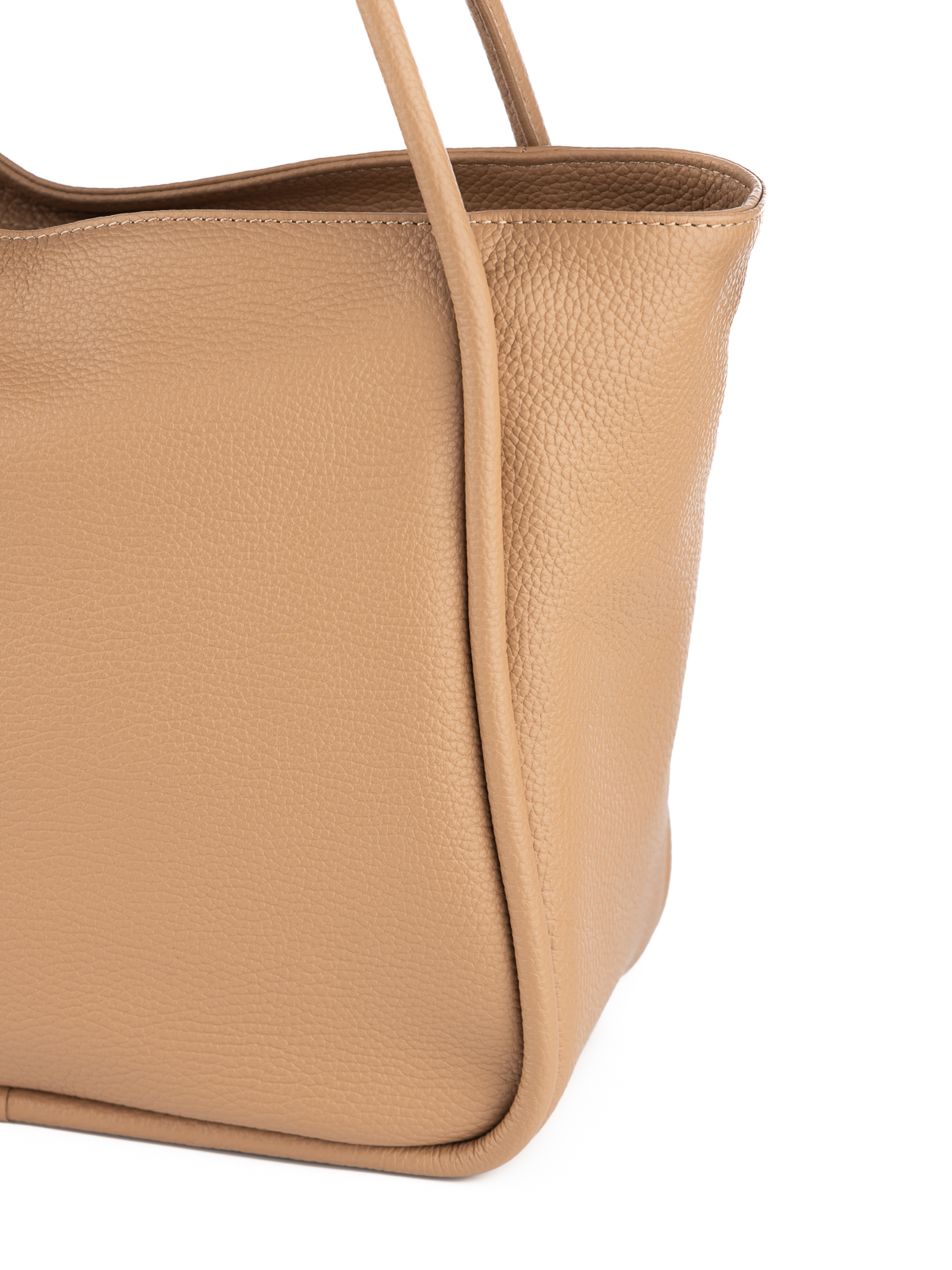 GULIETTA beżowa skórzana torba shopper damska shopperka.jpg