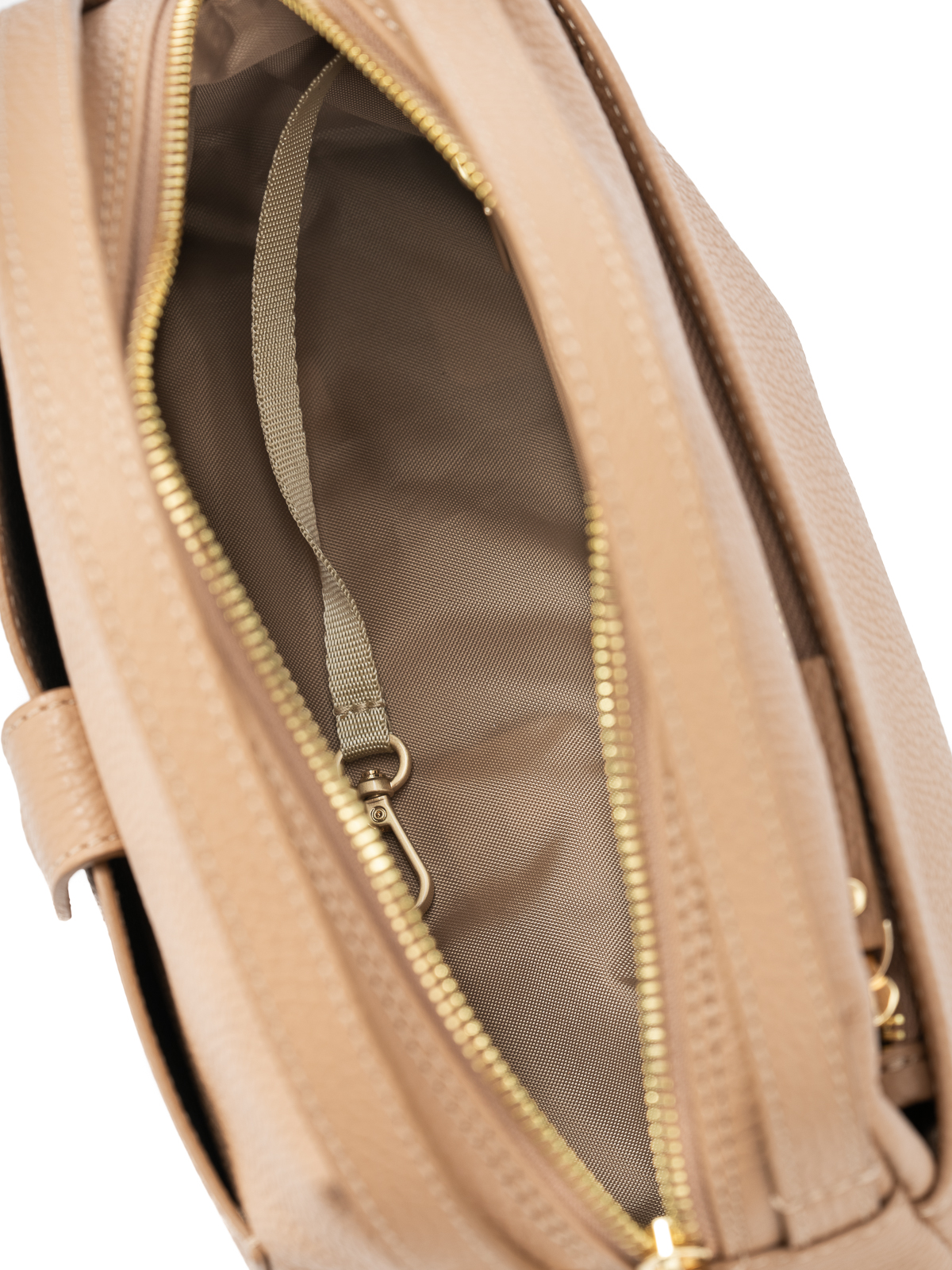 BONNIE beżowy groszek duża skórzana torebka kuferek.jpg