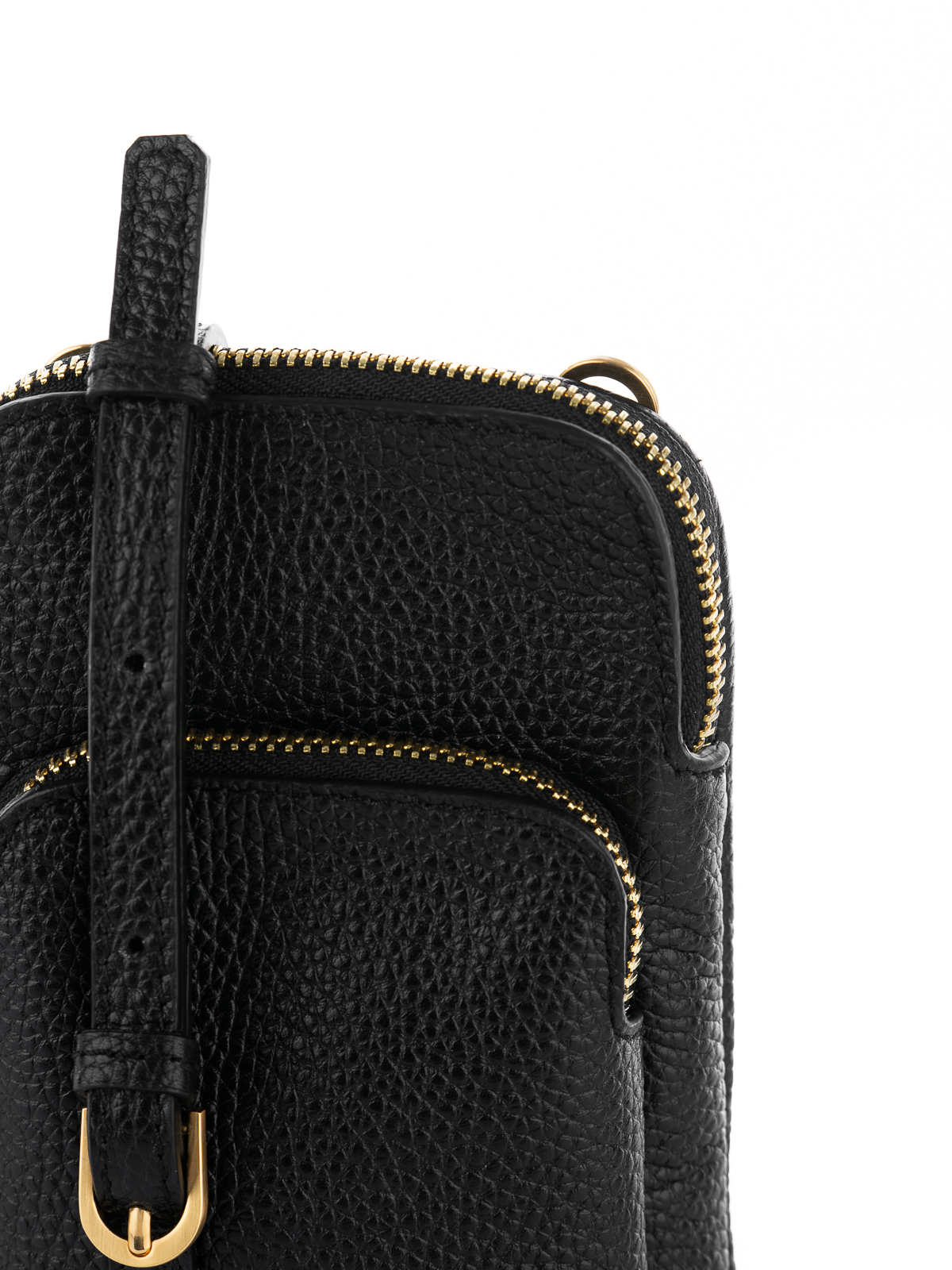 MILLIE czarna skórzana torebka na telefon torebeczka na telefon.jpg