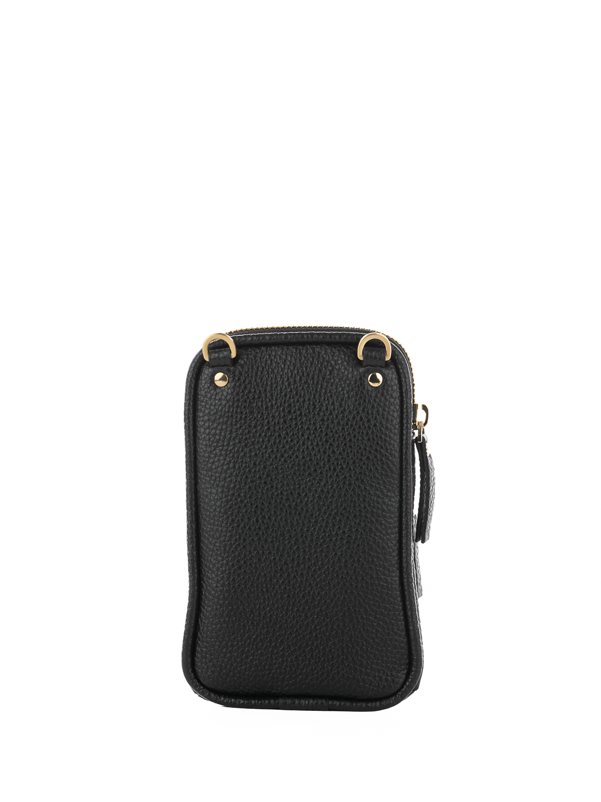 MILLIE czarna skórzana torebka na telefon torebeczka na telefon.jpg
