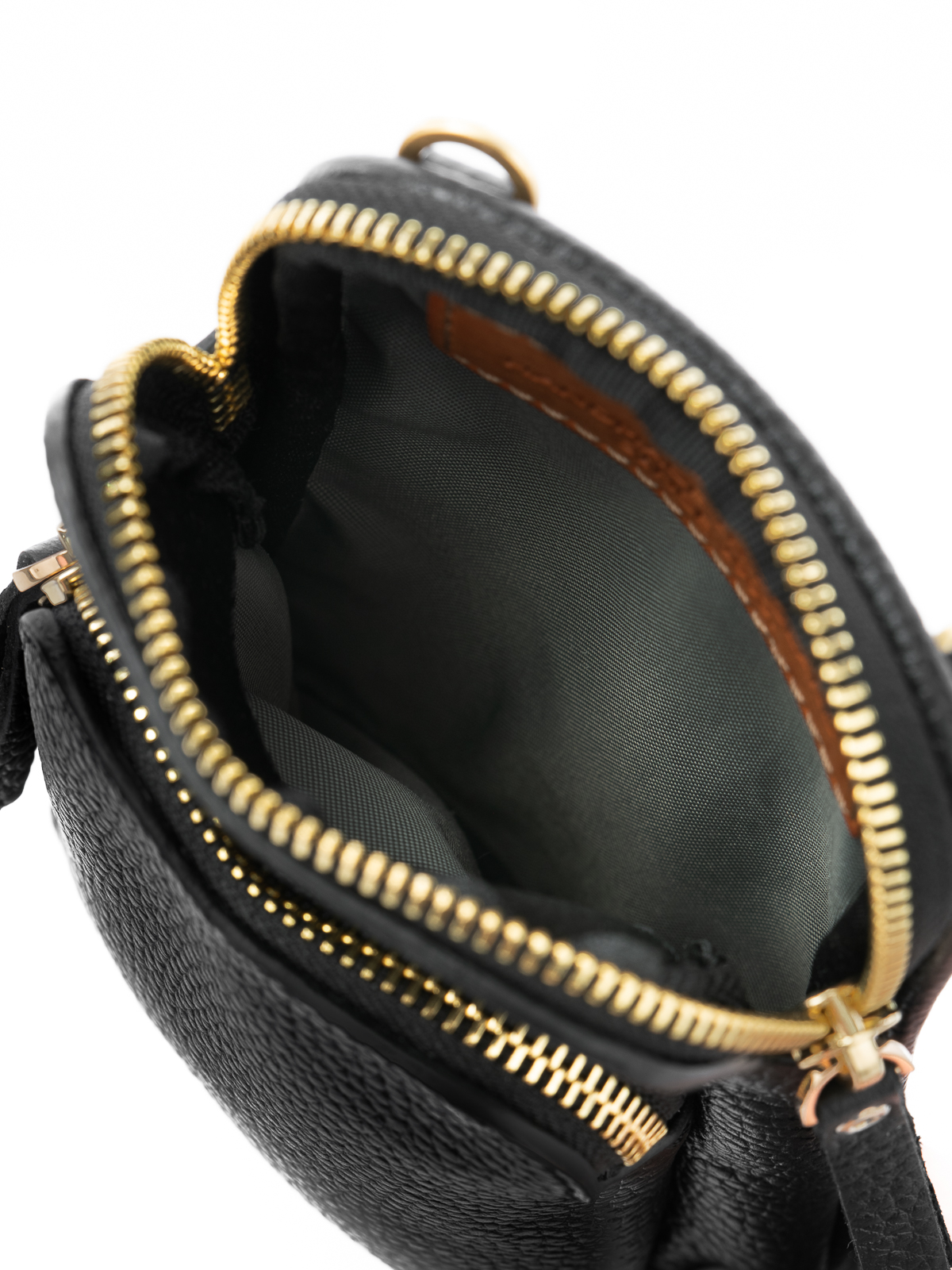 MILLIE czarna skórzana torebka na telefon torebeczka na telefon.jpg