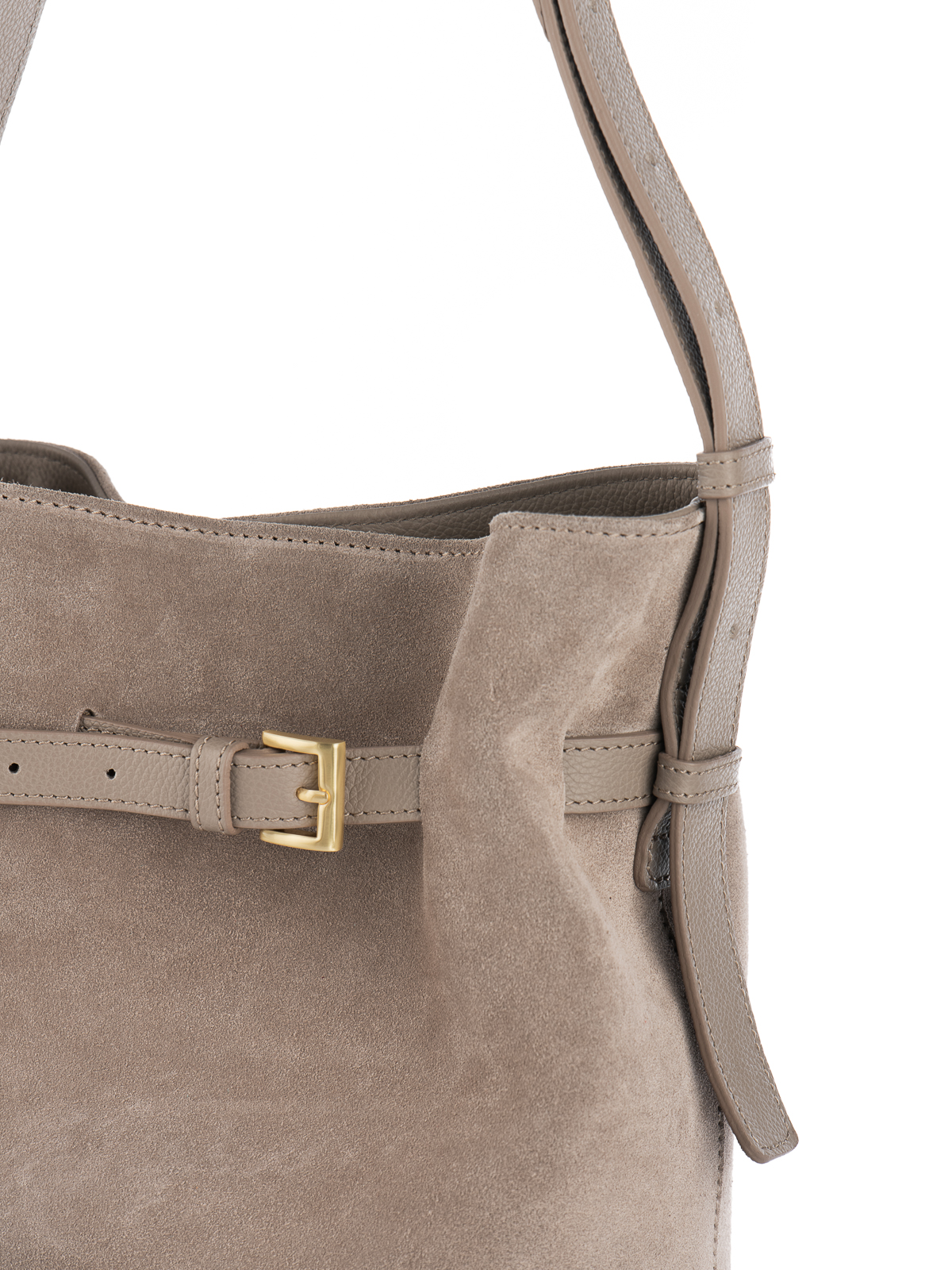 ISOLDE zamsz jasny taupe skórzana torebka damska worek na ramię.jpg