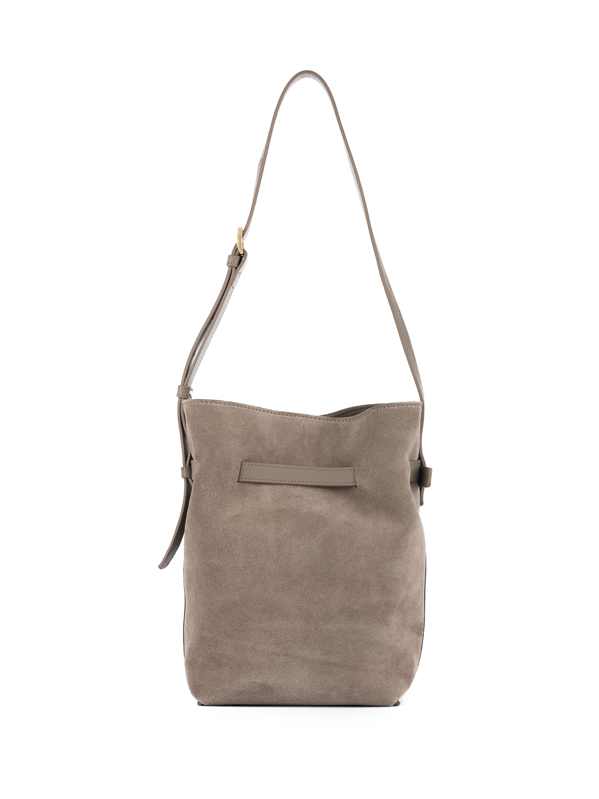 ISOLDE zamsz jasny taupe skórzana torebka damska worek na ramię.jpg