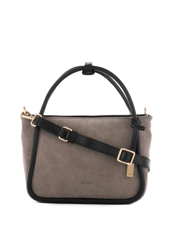 MINI GULIETTA zamsz jasny taupe skórzana torebka damska listonoszka torba na ramię.jpg