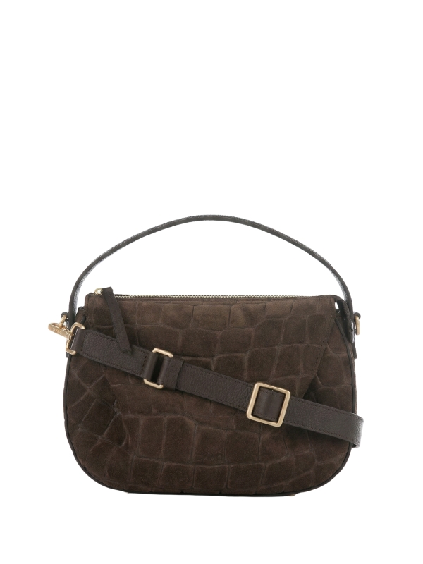 PENELOPE 2 zamsz czekoladowy croco skórzana torebka damska listonoszka torba na ramię.jpg