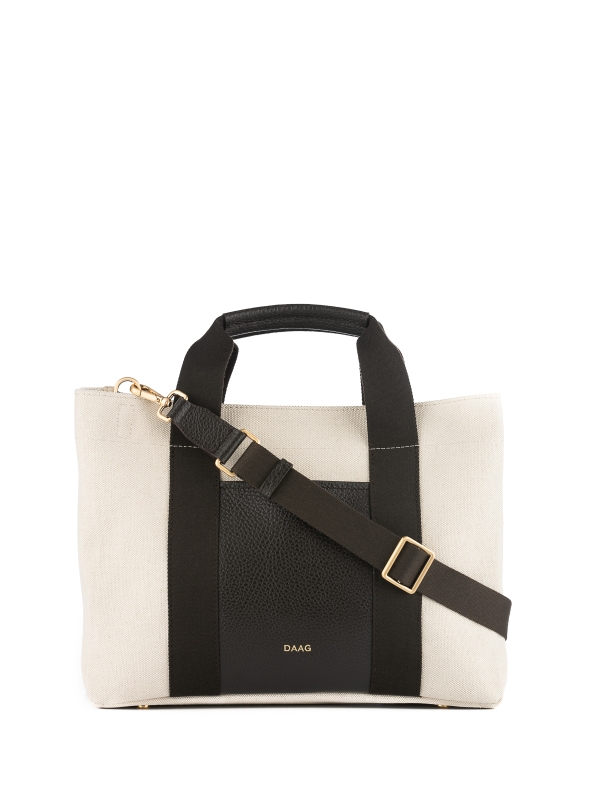 OIA ciemny brąz beżowa tkanina tote bag damska shopperka.jpg
