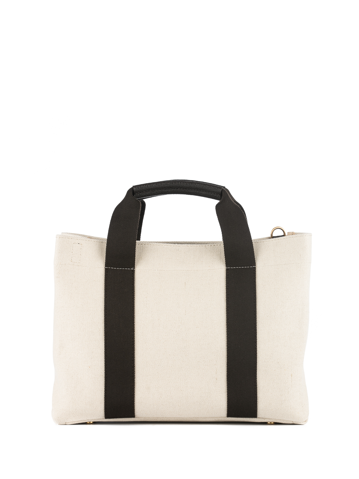 OIA ciemny brąz beżowa tkanina tote bag damska shopperka.jpg